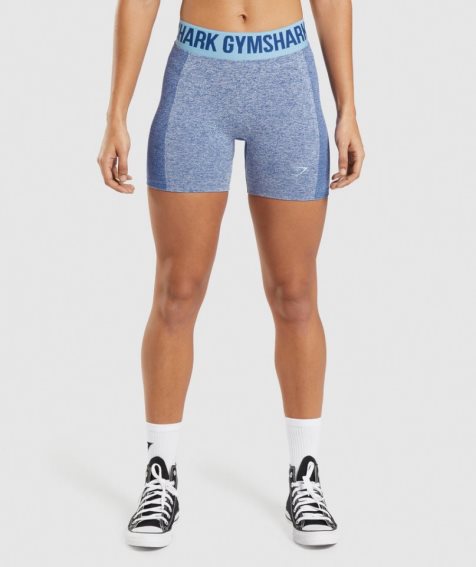 Women's Gymshark Flex Shorts Blue | NZ 3ISXBW